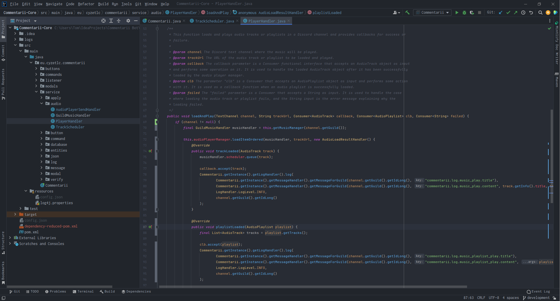 commentarii-code
